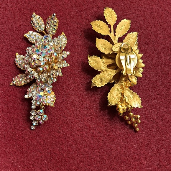 Signed Simon Ju earrings - Picture 4 of 5